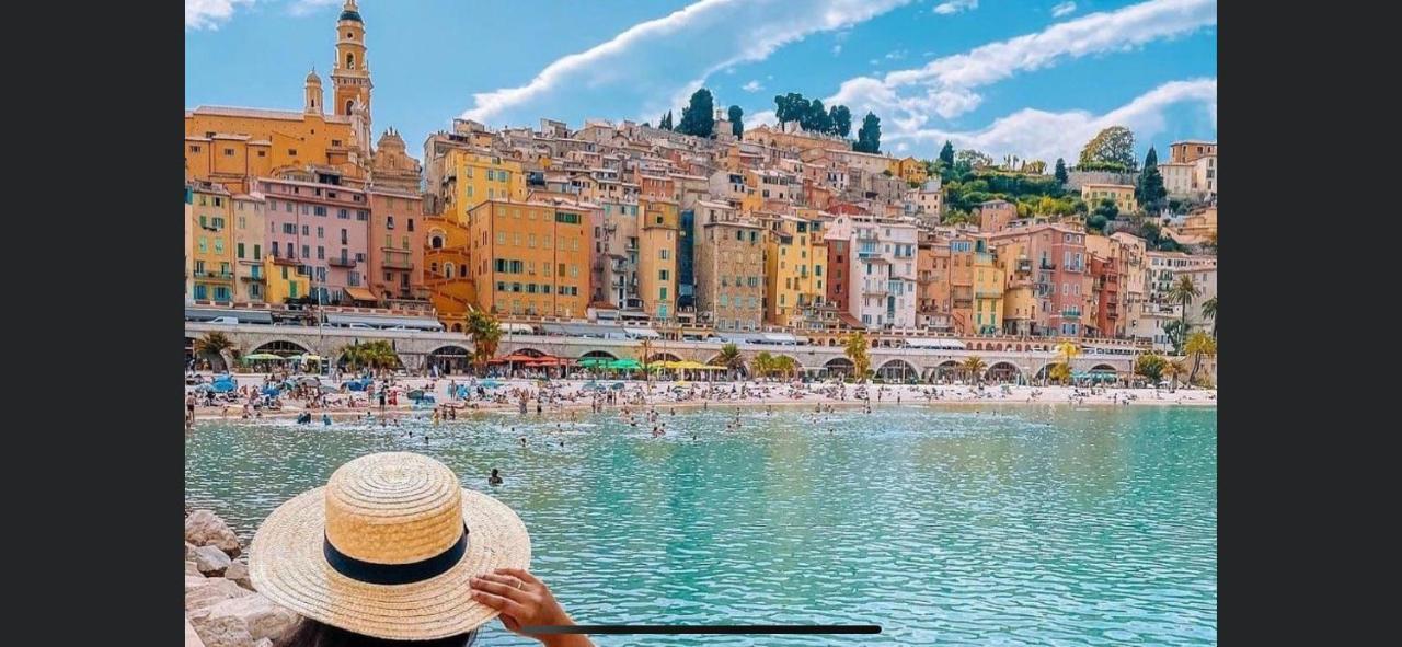 Menton Centre Vue Imprenable Sur Mer Et Jardin Bioves ภายนอก รูปภาพ