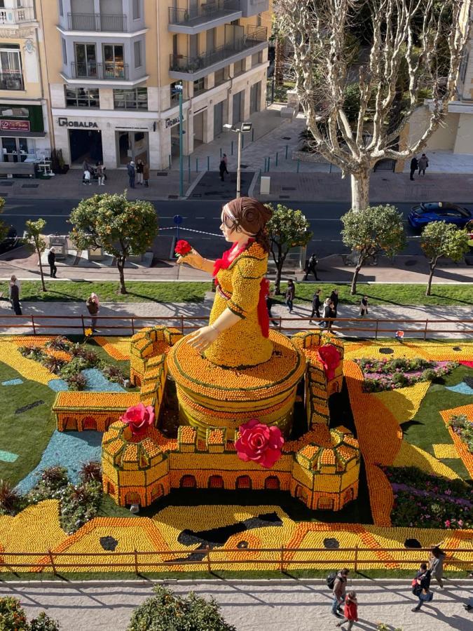 Menton Centre Vue Imprenable Sur Mer Et Jardin Bioves ภายนอก รูปภาพ